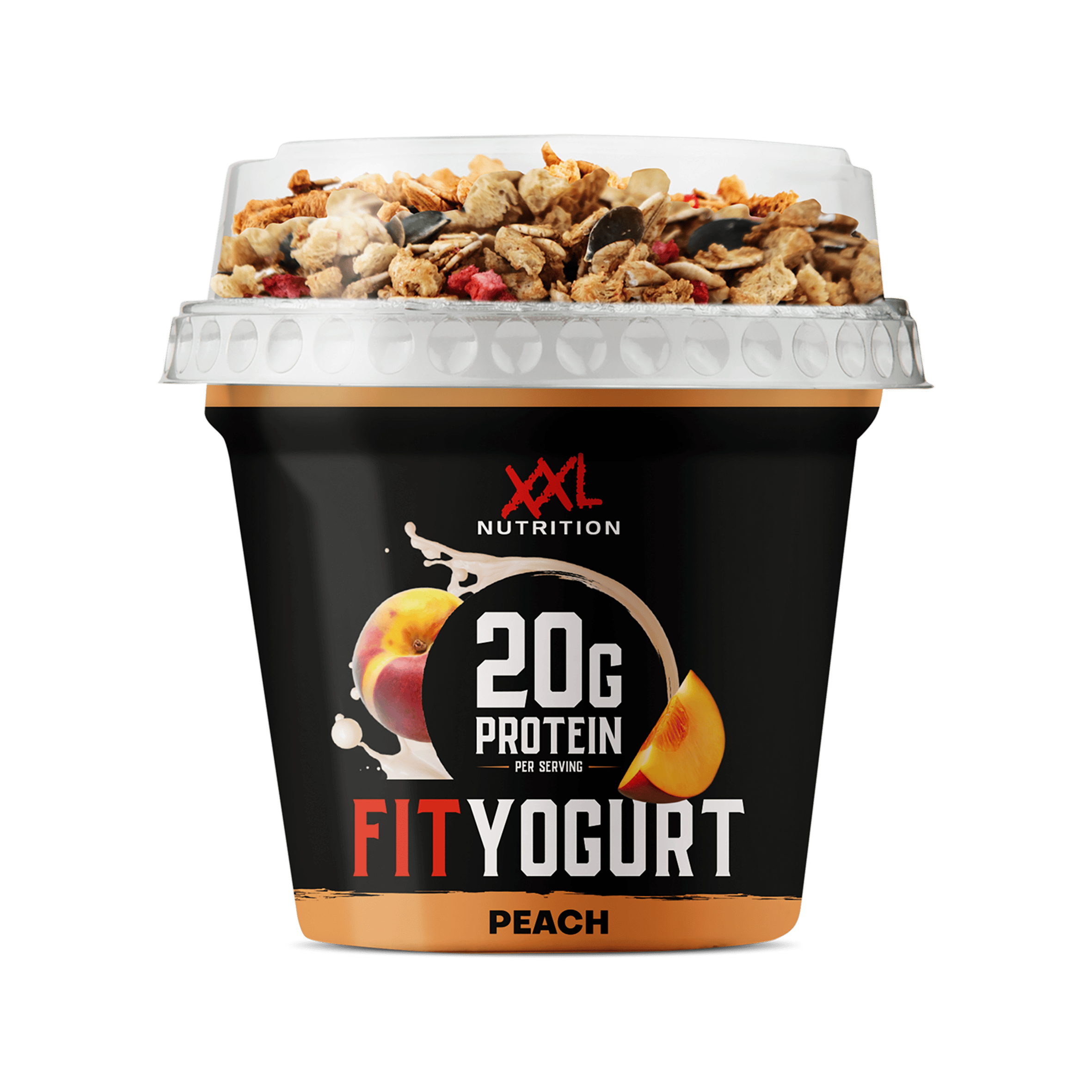 XXL Fit Yoghurt granola perzik