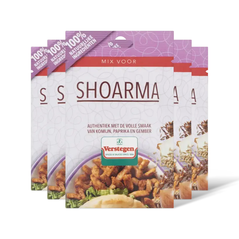 Verstegen Kruidenmix voor shoarma 5-pack