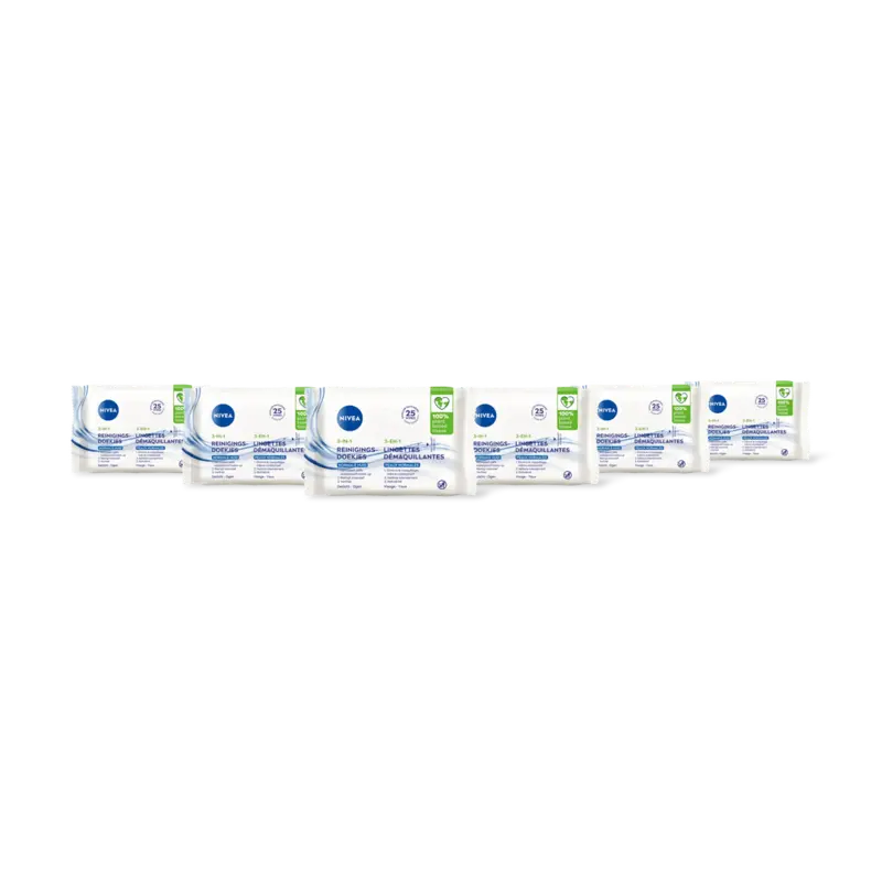 NIVEA Reinigingsdoekjes normale huid 6-pack