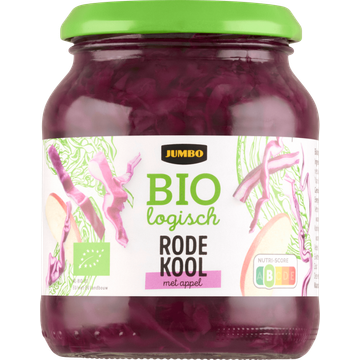 Jumbo Biologische Rode Kool met Appel 340 g