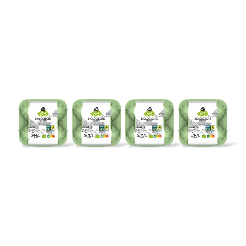 AH Biologisch Eieren S M L 4-pack
