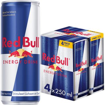 Red Bull Energy Drink - 4 x 250ml