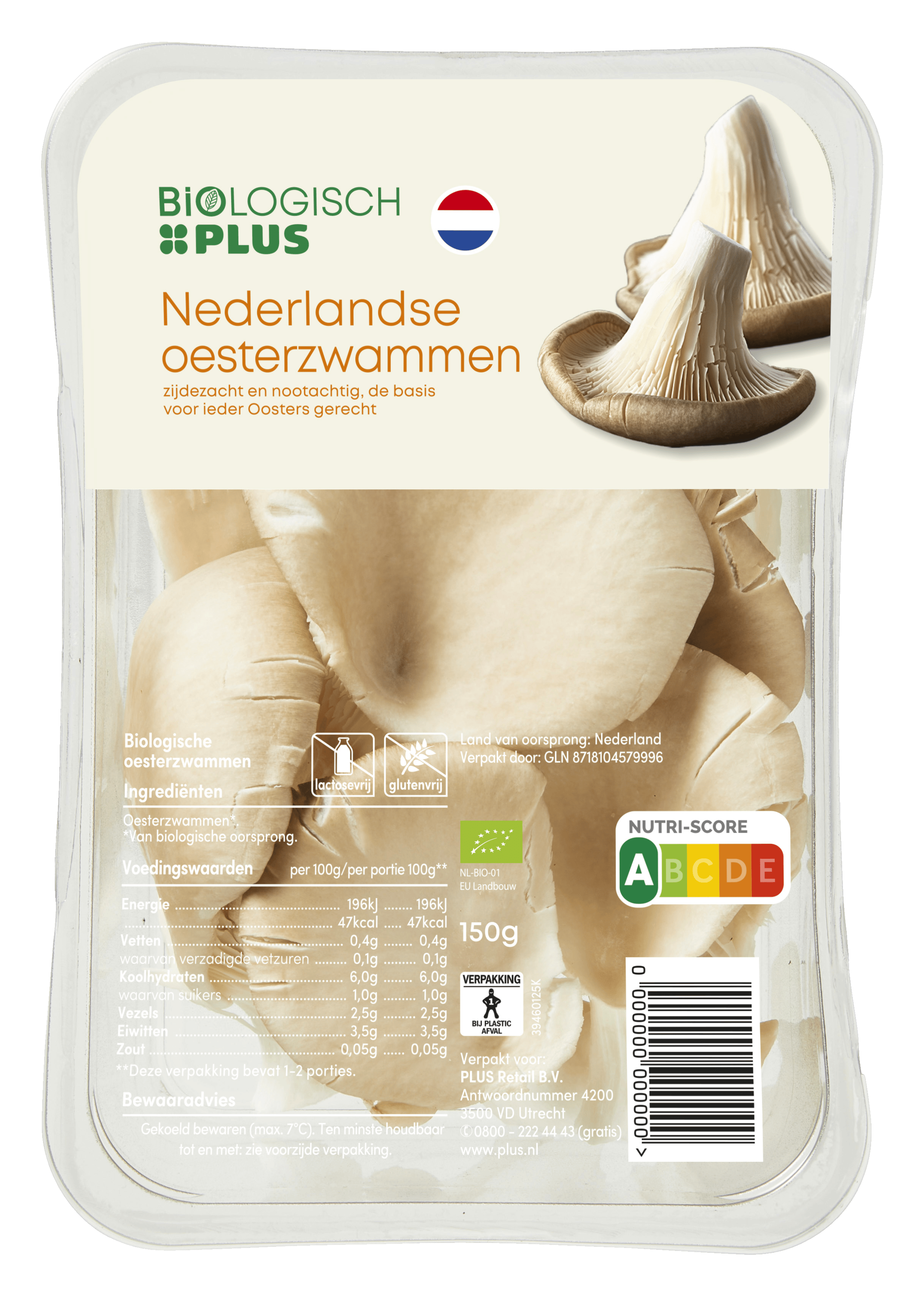 Biologisch PLUS Oesterzwammen