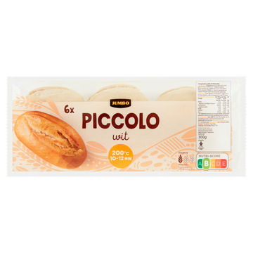 Jumbo - Piccolo Wit - 6 Stuks
