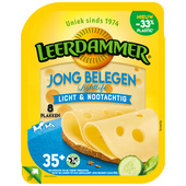 Leerdammer kaas jong belegen light 35+