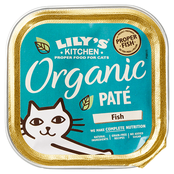 Lily's Kitchen Cat Organic Paté Fish kuip