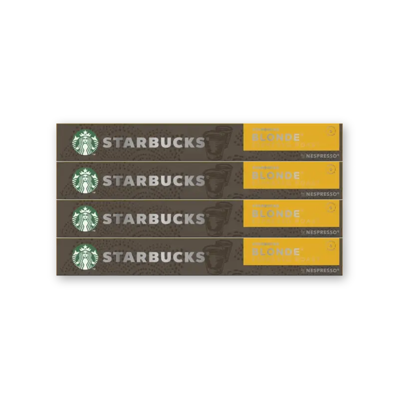 Starbucks Nespresso blonde espresso roast cap 4pck