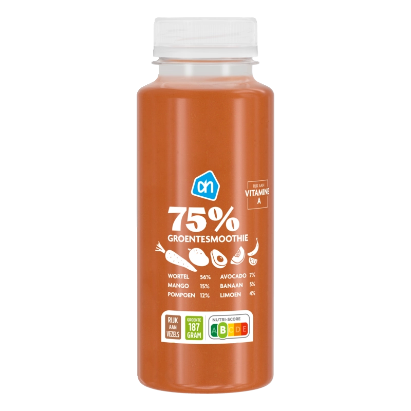 AH 75% Groentesmoothie wortel mango
