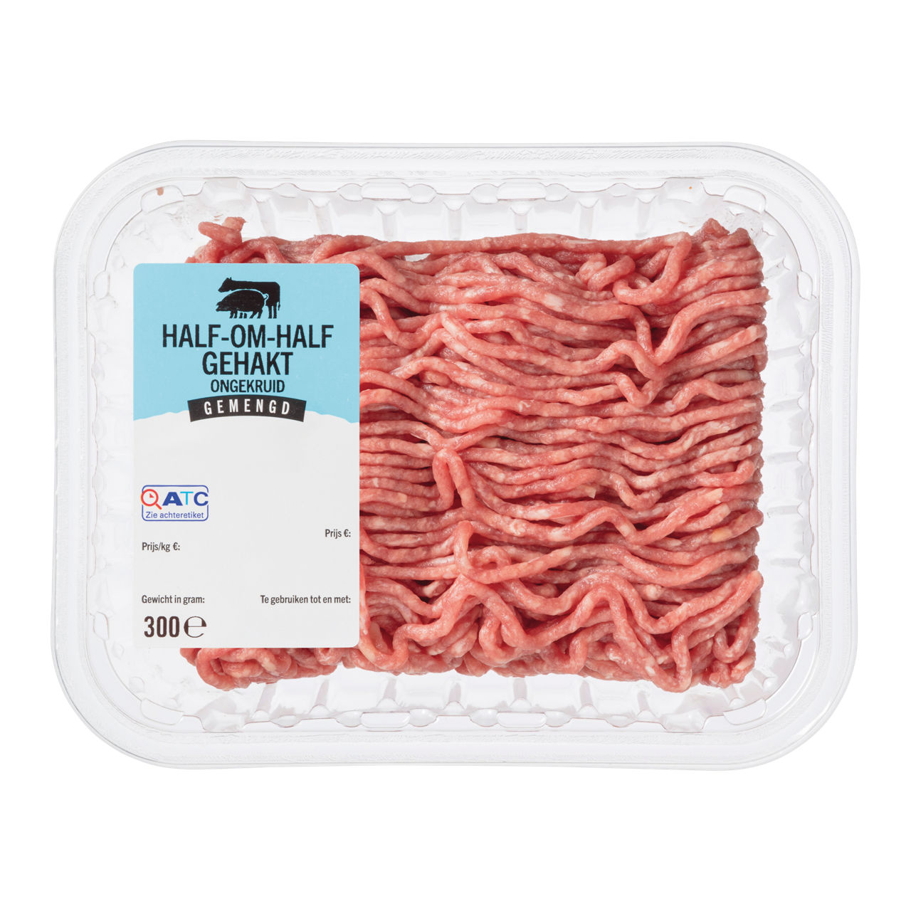 Half-om-half gehakt