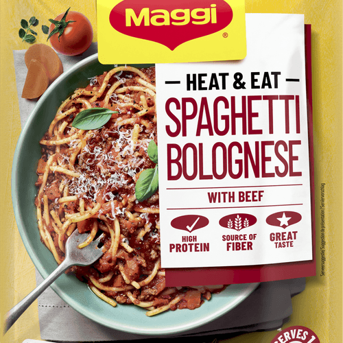 Maggi Heat & eat spaghetti bolognese