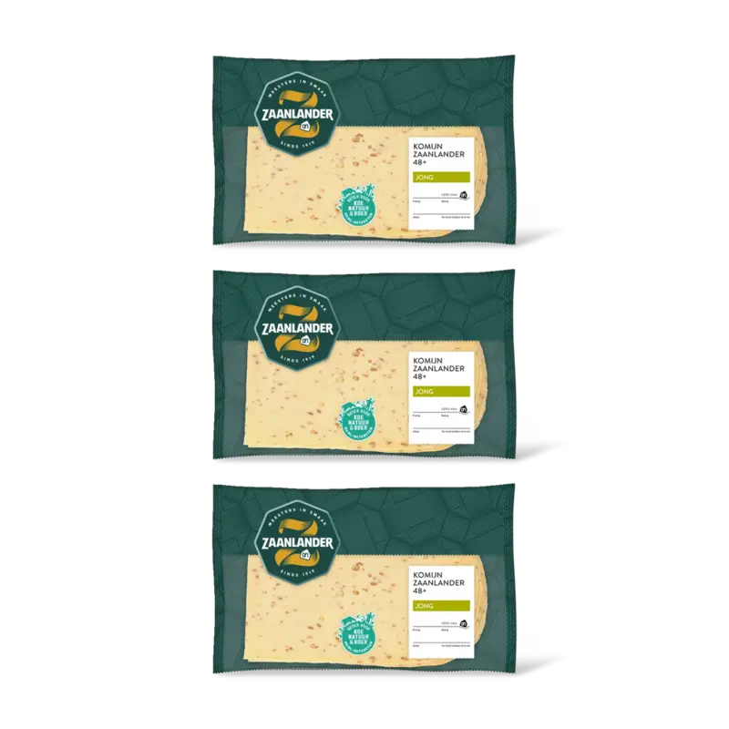 AH Zaanlander Jong komijn 48+ plakken 3-pack