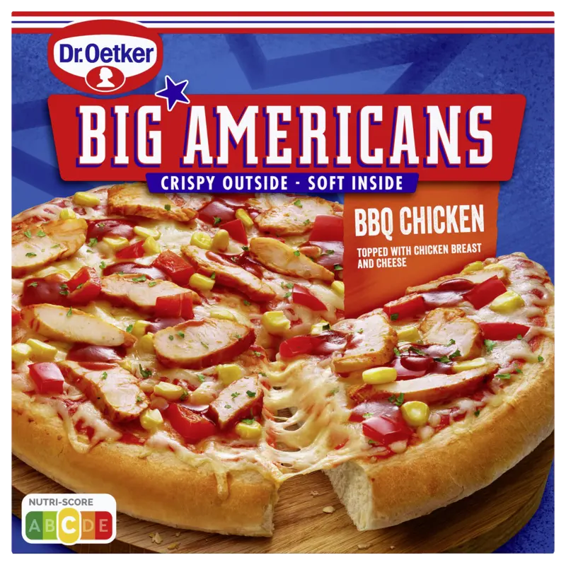 Dr. Oetker Big Americans pizza BBQ chicken