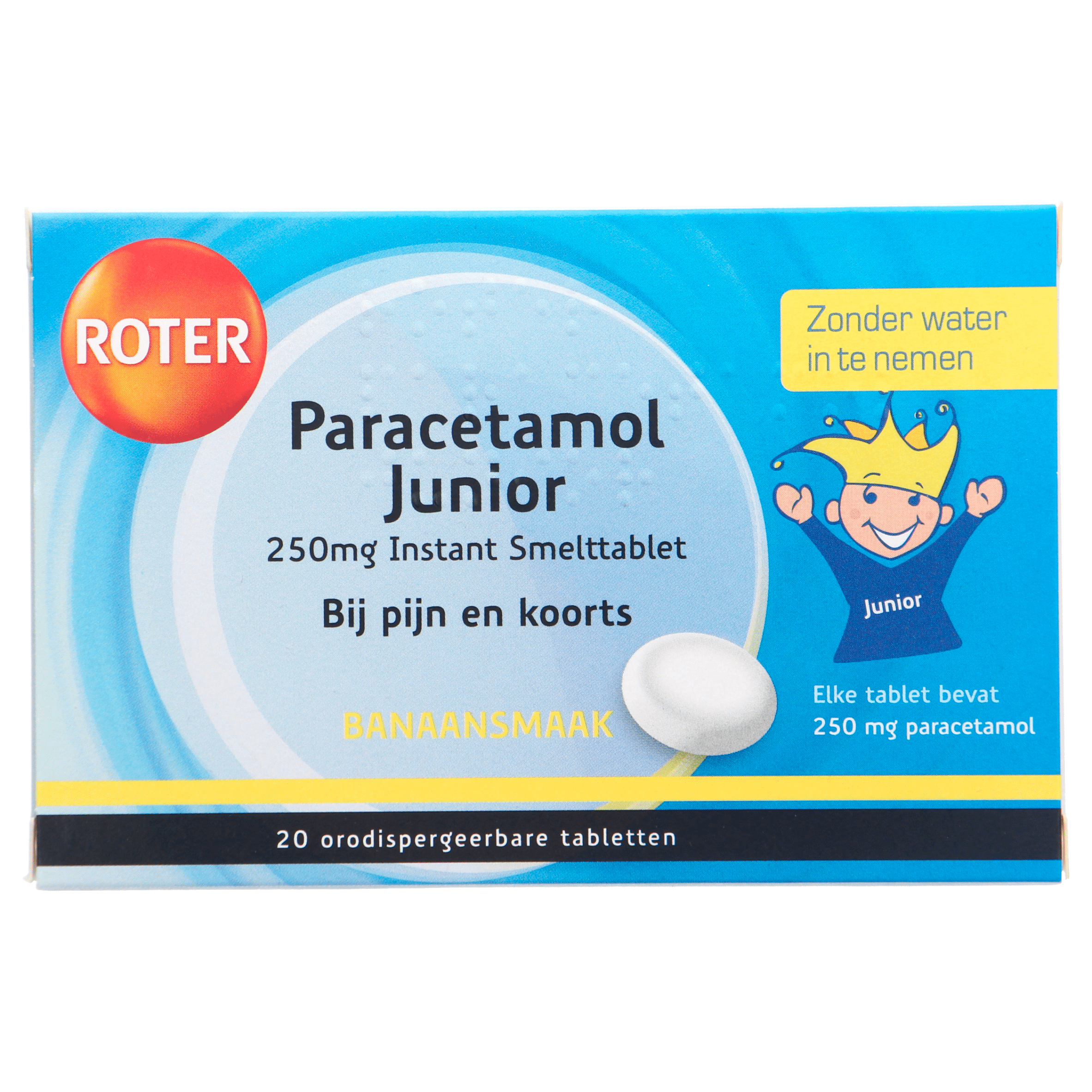 Roter Junior smelttabletten 250mg