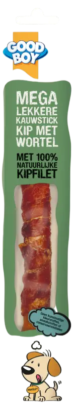 Good boy Mega lekkere kauwstick kip met wortel