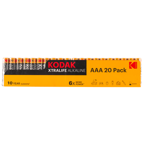 Kodak Batterij AAA 20-pack alkaline