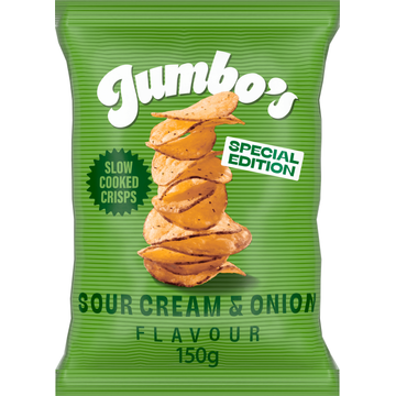 Jumbo's Chips Sour Cream & Onion Special Edition 150 g