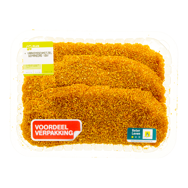 PLUS Gepaneerde schnitzel