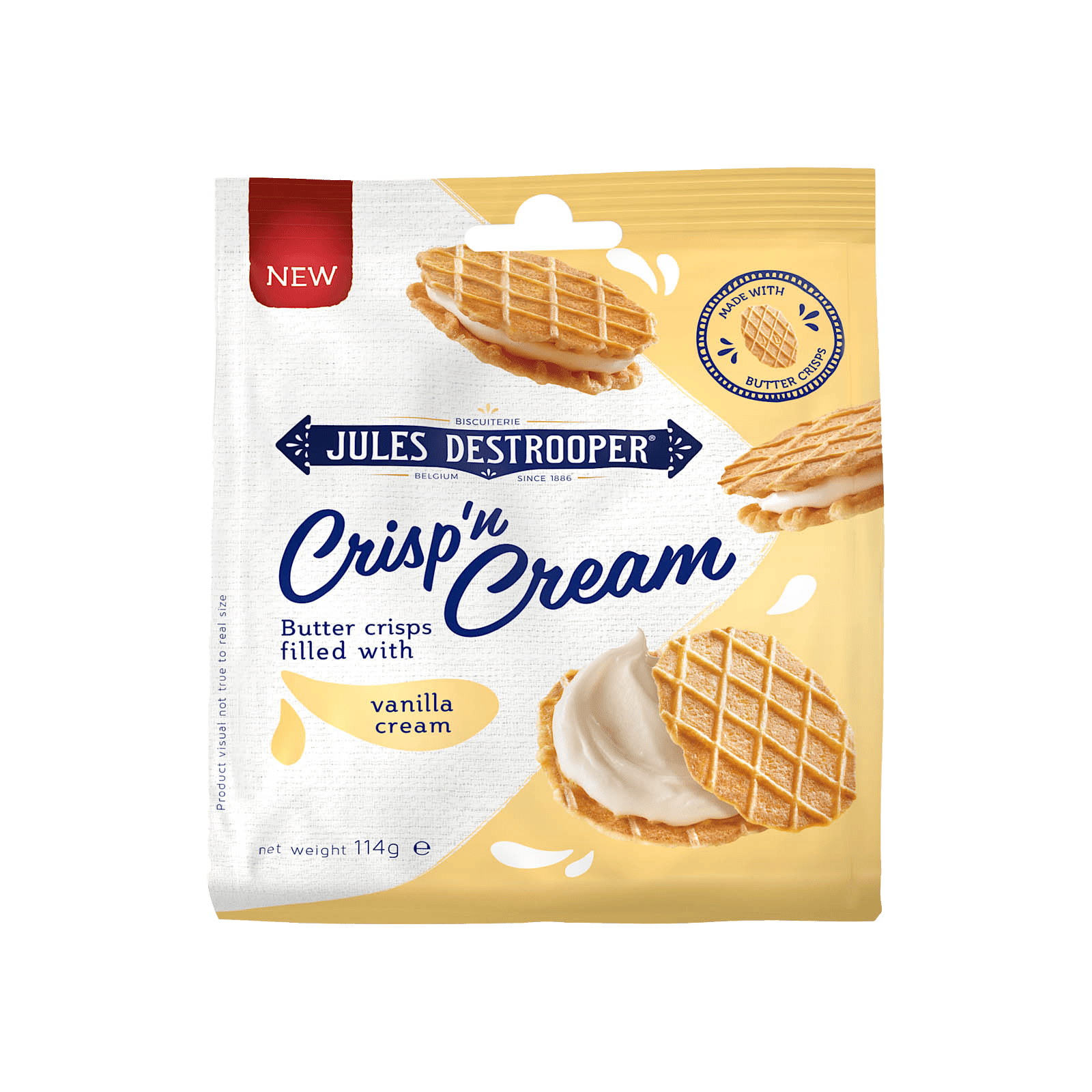 Jules Destrooper Crisp ?n cream vanille