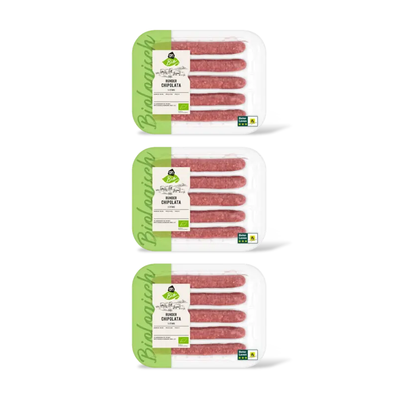 AH Biologisch Runderchipolata 3-pack