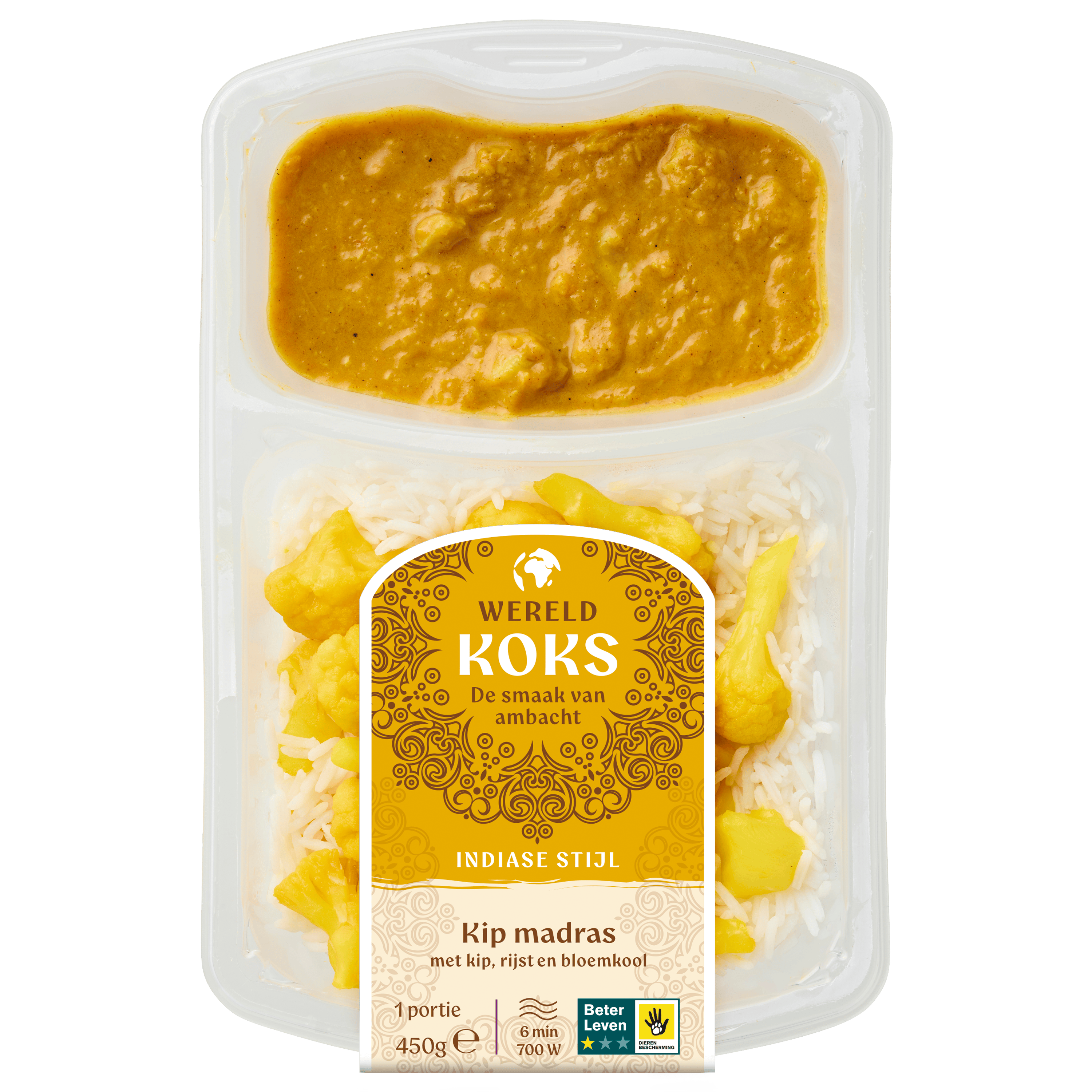 Wereldkoks Curry madras Indiase stijl