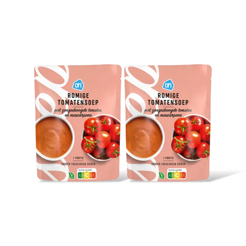 AH Romige tomatensoep 2-pack