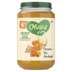 6m09 Olvarit Pompoen Kip Aardappel