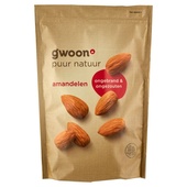 g'woon amandelen ongebrand en ongezouten