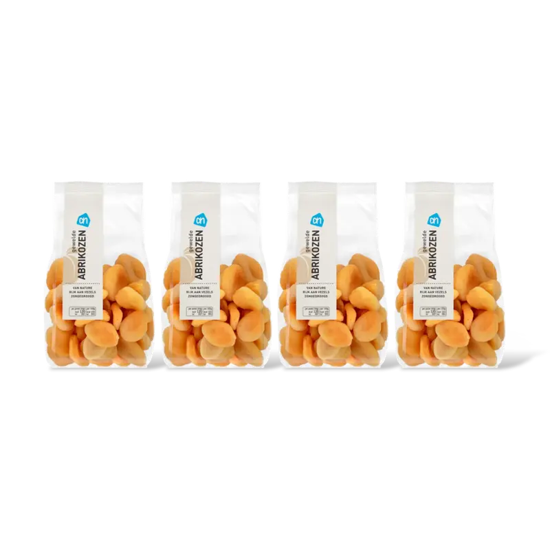 AH Gewelde gedroogde abrikozen 4-pack