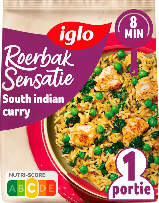 Iglo Roerbak sensatie south Indian curry