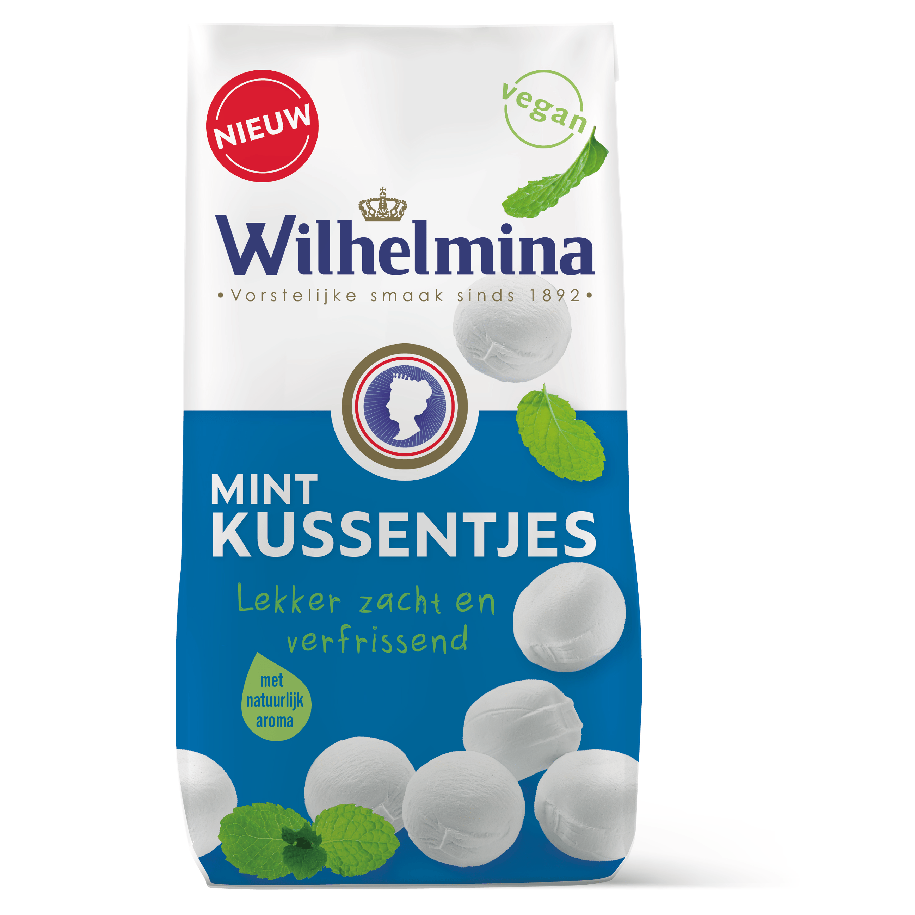 Wilhelmina Mint kussentjes