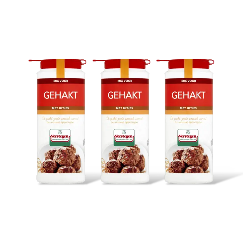 Verstegen Kruidenmix gehakt met uitjes 3-pck