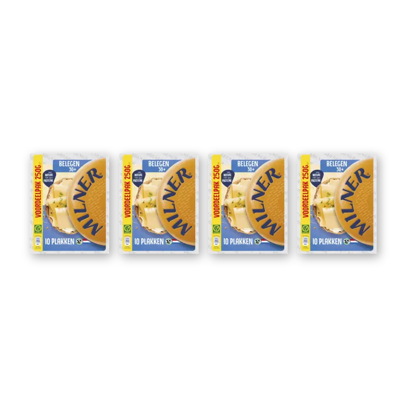 Milner Belegen 30+ plakken voordeelpak 4-pack