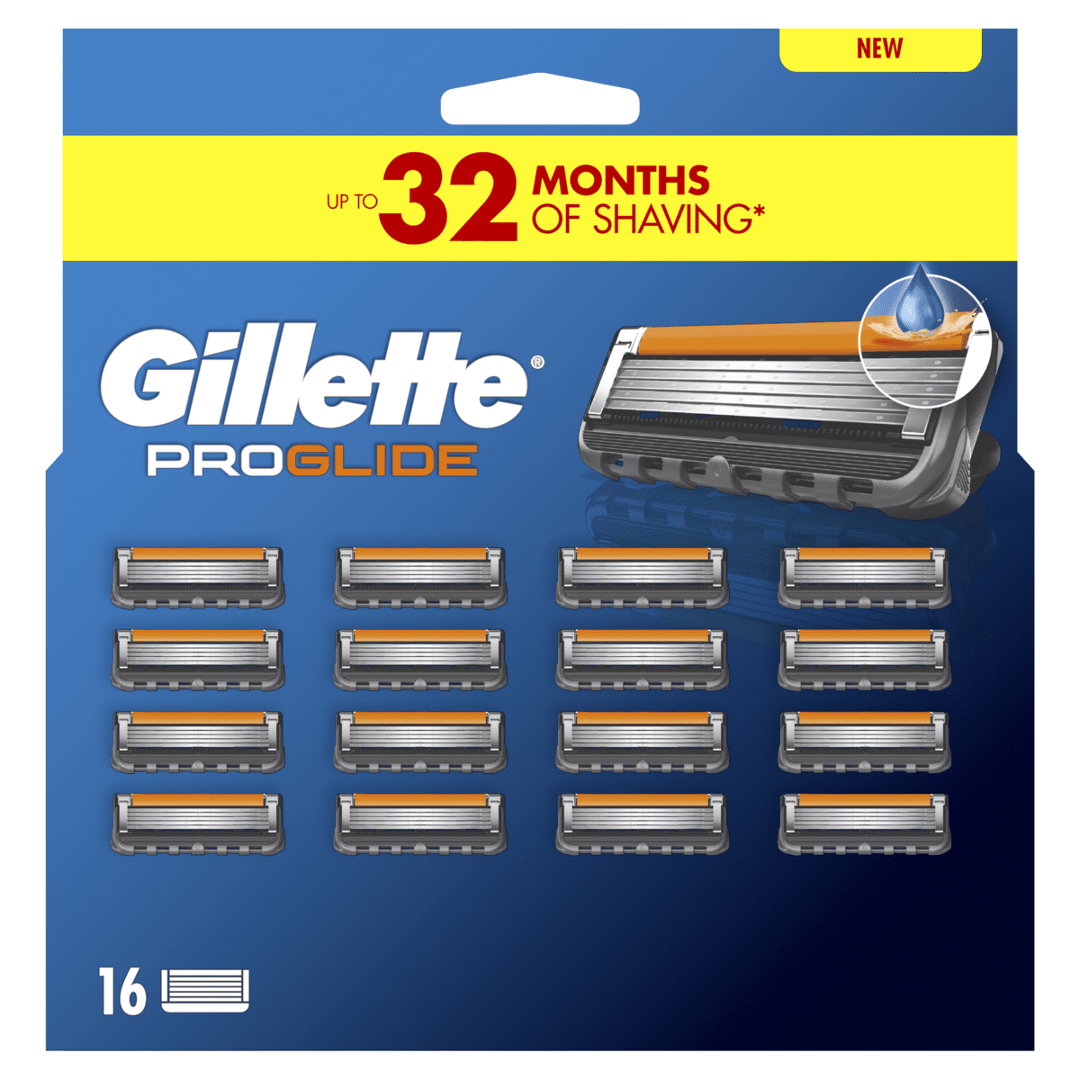 Gillette ProGlide Navulmesjes 16 stuks