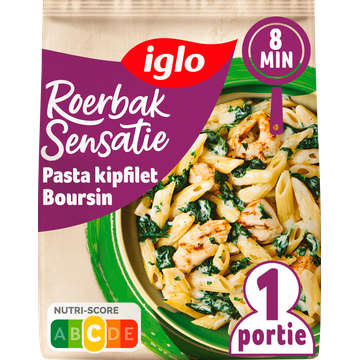 Iglo Roerbak Sensatie Pasta Kipfilet Boursin 450 g