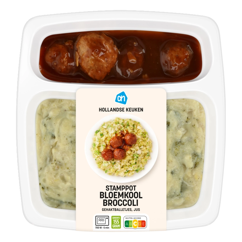 AH Stamppot bloemkool broccoli