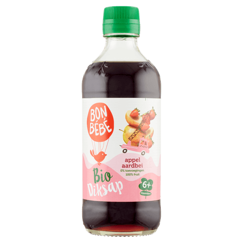 Bonbébé Diksap 6+ maanden appel-aardbei