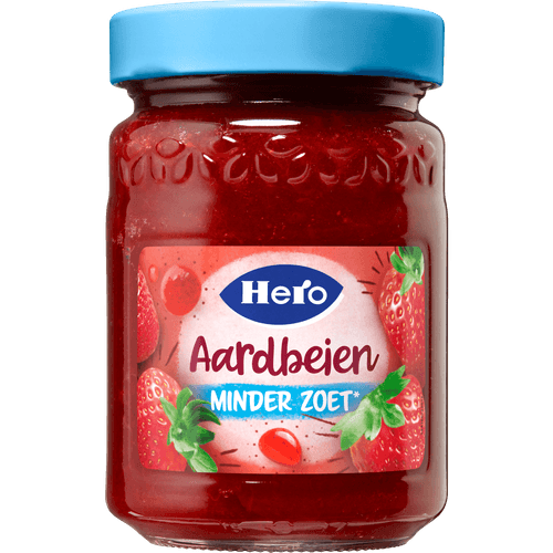 Hero Jam 40% minder zoet aardbei