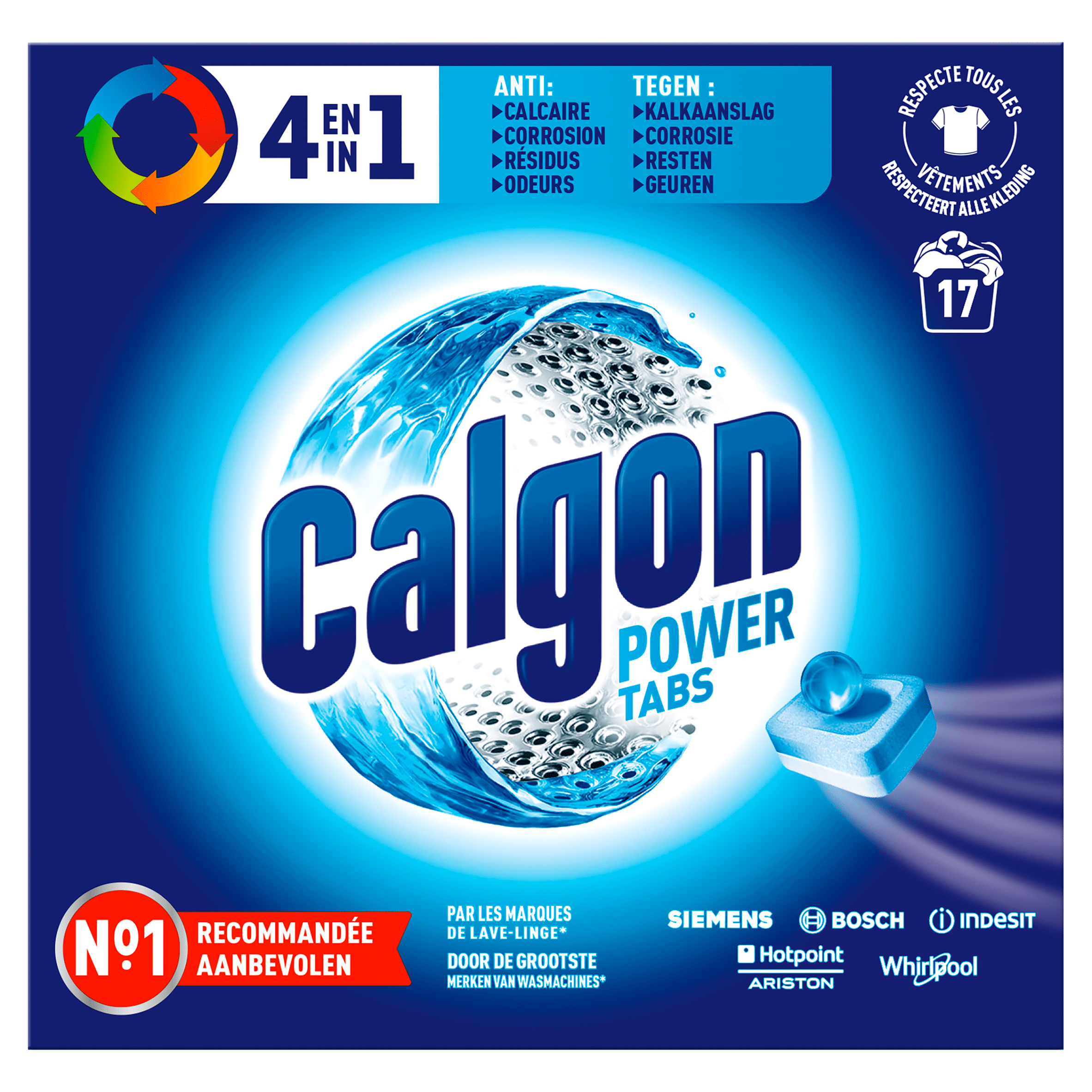 Calgon Tabletten wasmachine reiniging