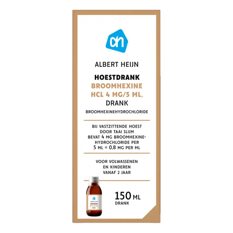 AH Hoestdrank broomhexine 4mg/5ml