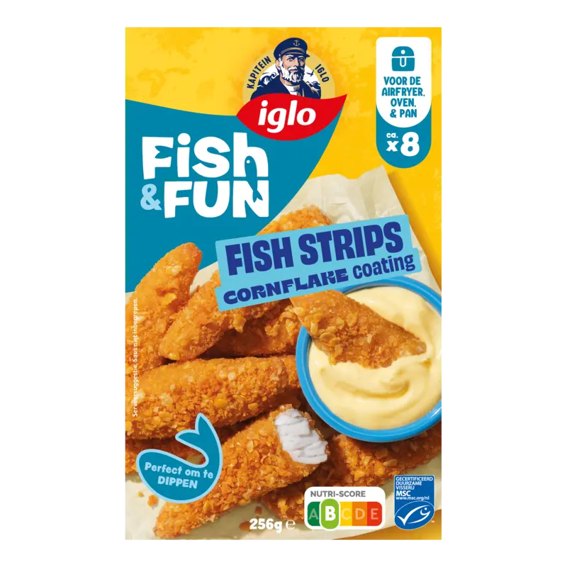 Iglo Fish & fun fish strips