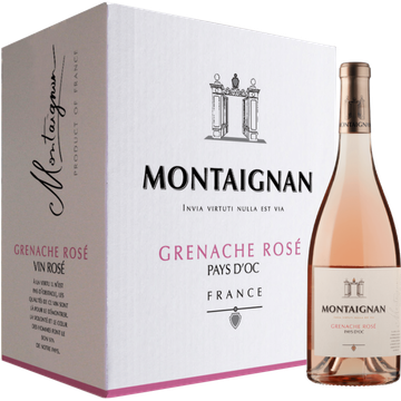 Montaignan - Grenache - Rosé - Pays d'Oc IGP - 6 x 750ML