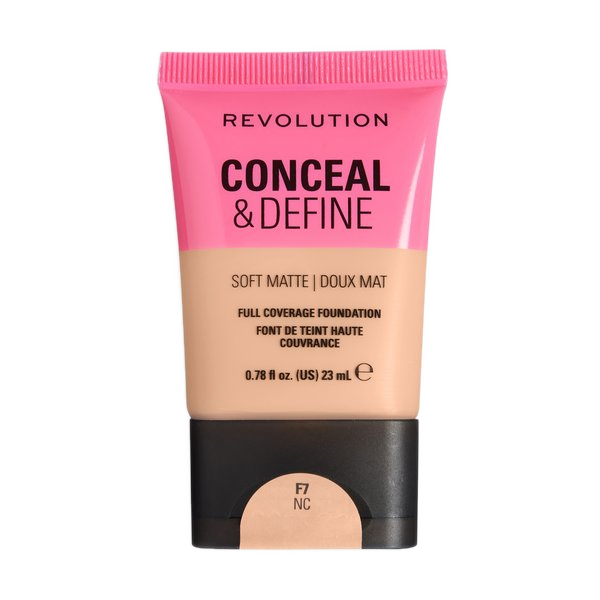 Revolution Conceal & Define Foundation F7Nc 