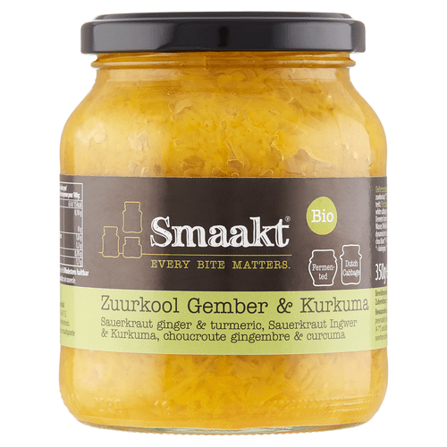 Smaakt Zuurkool gember & kurkuma
