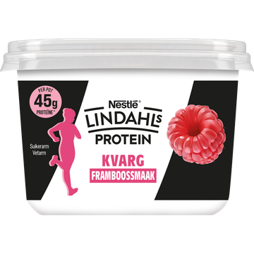 Lindahls Protein Kvarg Framboossmaak 450 g