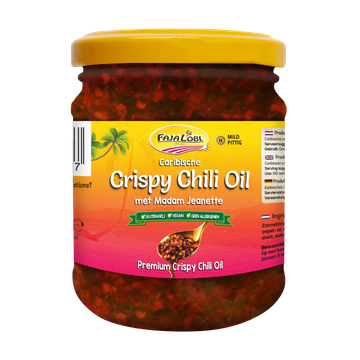 Faja Lobi Crispy Chili Madam Jeanette Oil 195g