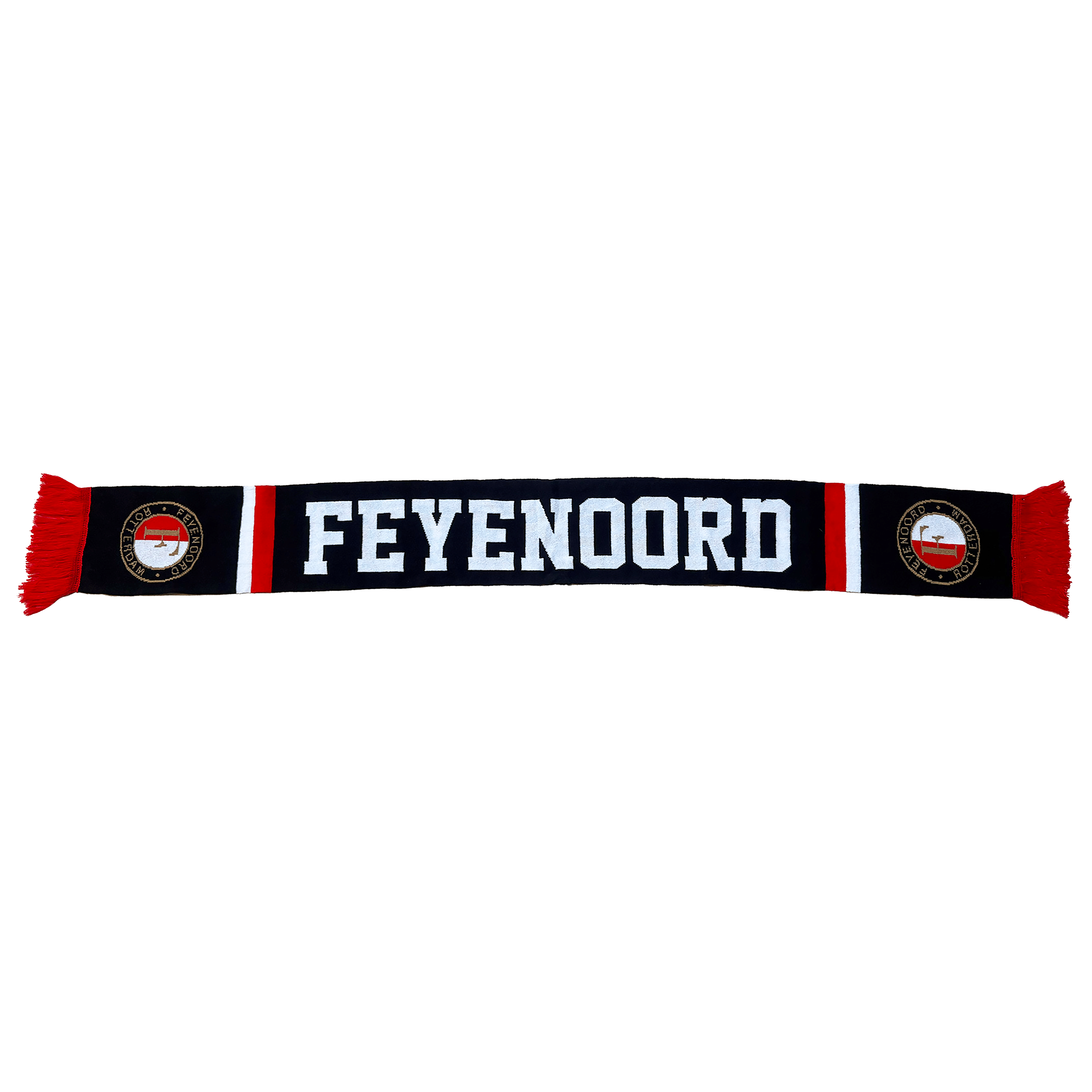 Neutraal Fan sjaal 140 x 17 cm Feyenoord