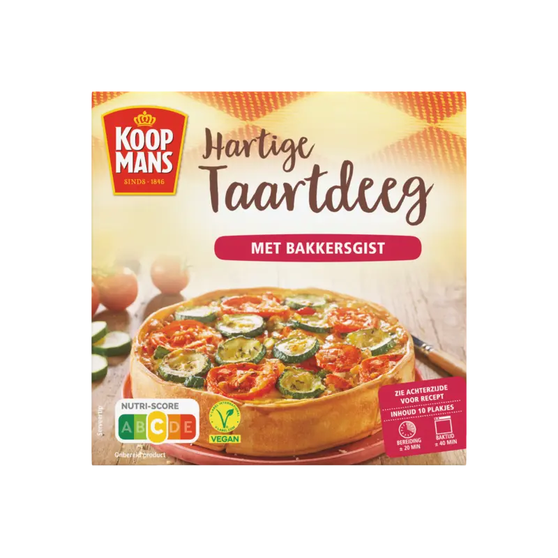Koopmans Deeg hartige taart
