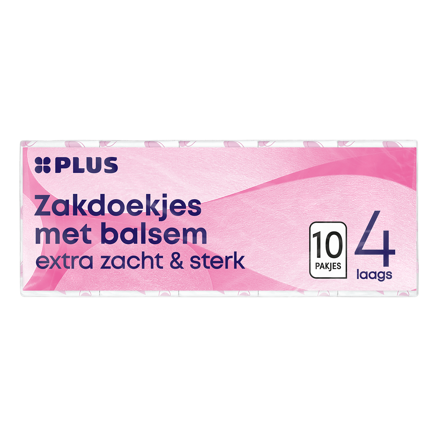 PLUS Zakdoekjes lotion 4 laags 10x