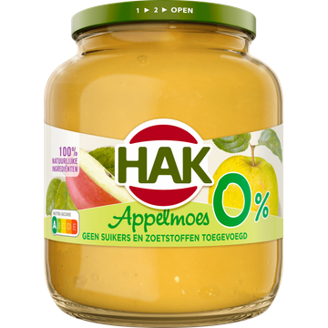 Hak Appelmoes 0% 700 g