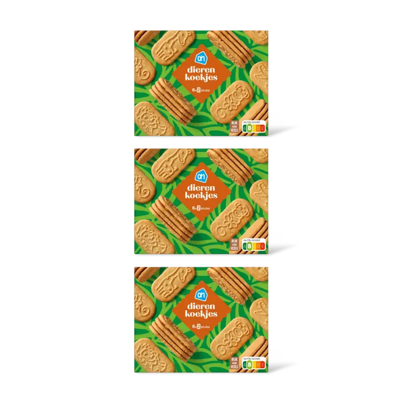 AH Dierenkoekjes 3-pack